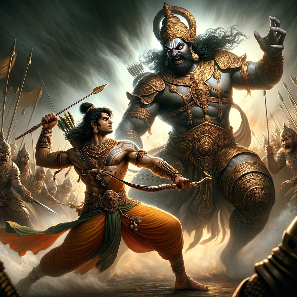 Makaraksha Assaults Lord Rama